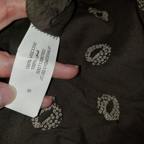 BOMBAY & PAISLEY COTTON BOHEMIAN COTTON MIDI DRESS SIZE SMALL NWOT - Picture 5 of 5